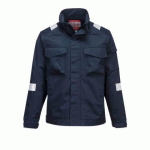 PORTWEST FR68 VESTE ULTRA BIZFLAME MARINE - TAILLE XXXL