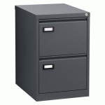 CLASSEURS MONOBLOC PRO C. 2 TIROIRS - ANTHRACITE