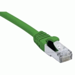 CORDON RJ45 CATÉGORIE 6A F/UTP LSOH SNAGLESS VERT - 10 M