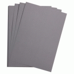 LOT DE 5 - ETIVAL COLOR PAQUET 5F A4 160G - GRIS FONCÉ