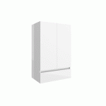 MODULE INFINITY 2 PORTES 1 TIROIR BLANC BRILLANT 600 X 940 X 240 MM - SALGAR 23788