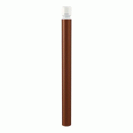 POTELET AGGLO HAUTE VIS. Ø102MM ZINC AST CORTEN/BLANC 9010 - PROCITY
