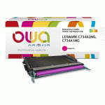 TONER REMANUFACTURÉ OWA - STANDARD - MAGENTA - POUR LEXMARK C734A2MG, C734A1MG - TONER COMPATIBLE