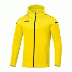 VESTE DE FOOT À CAPUCHON ENFANT - JAKO - CHAMP 20 JAUNE