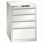 ARMOIRE BLANC GRIS 564X725X850 AVEC 4 TIR. 75KG _ 78.525.180 - LISTA