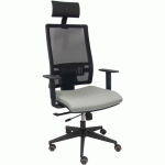 CHAISE DE BUREAU HORNA ACCOUDOIRS RÈGLABLES - GRIS CLAIR - PIQUERAS Y CRESPO