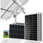 SUPPORT DE PANNEAU SOLAIRE SYSTÈME DE SUIVI SOLAIRE À DEUX AXES AVEC TRACKER SOLAIRE AVEC PANNEAU SOLAIRE 6 X 120W - ECO-WORTHY