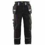 PANTALON ARTISAN RETARDANT FLAMME NOIR/GRIS TAILLE 40L - BLAKLADER
