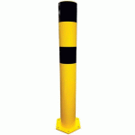 POTEAU DE PROTECTION ACIER NOIR/JAUNE À FIXER Ø159 MM - VISO
