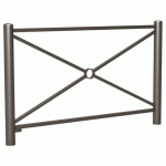 BARRIÈRE CARREFOUR 1.57 M - ZINC GRIS PROCITY - PROCITY