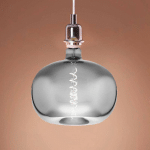EGLO AMPOULE LED E27 4W BIG SIZE EN FORME DE POMME FILAMENT CHROME