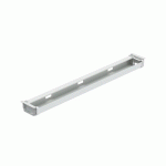 GOULOTTE PASSE-CÂBLES EN ACIER RÉGLABLE EN HAUTEUR - BUREAU STEELFORCE - BLANC HETTICH