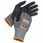 LOT DE 10 PAIRES DE GANTS ANTICOUPURE NIVEAU D ATHLETIC D5 XP - GRIS - TAILLE 7 UVEX