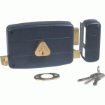 SERRURE MONOPOINT EN APPLIQUE HORIZONTALE À TIRAGE 45MM DROITE - CISA - 501210-02-1A