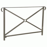 BARRIÈRE HÉRITAGE SIMPLE CROIX 1.50 DOUB CROSSE GRIS PROCITY - PROCITY