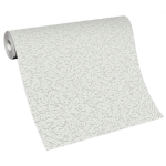 BRICOFLOR PAPIER PEINT BLANC UNI TEXTURÉ TAPISSERIE INTISSÉE BLANCHE RAYÉE PAPIER PEINT UNI BLANC TEXTURE RAYÉE POUR SALON, CHAMBRE & PLUS