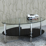 TABLE BASSE AVEC DESIGN EXCLUSIF NOIR,90 X 45 X 43 CM