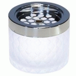 CENDRIER VENTIS, DIAMÈTRE : 95 MM, VIOLET - LOT DE 2