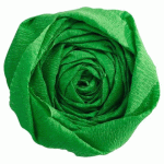 LOT DE 2 - PAPIER CRÉPON, PAQUET DE 10 FEUILLES PLIÉES 40% AU FORMAT 2X0,50M - VERT PRÉ