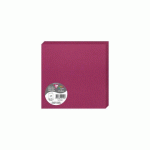 PAQUET DE 25 CARTES PLIÉES POLLEN 160X160MM 210G/M2 - FRAMBOISE
