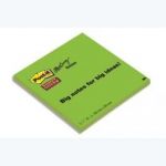 POST-IT LOT DE 2 BLOCS SUPER STICKY REPOSITIONNABLES VERT DIMENSIONS 200X200MM BP773