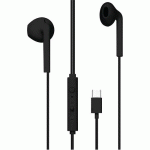 ÉCOUTEURS FILAIRES INTRA-AURICULAIRES TYPE C C-BUDS - NOIR - TNB