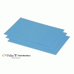 PAQUET DE 25 CARTES SIMPLES POLLEN 158X222MM 210G/M² - BLEU TURQUOISE - LOT DE 4