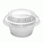 RÉCIPIENT PÂTISSERIE FLAN 157 ML D.8.6X4.7 CM ALUMINIUM (VENDU PAR 100)