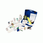 TROUSSE DE SECOURS FARMOR PLAN PARTICULIER DE MISE EN SECURITE KIT COMPLET COLORIS BLEU