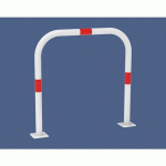 ARCEAU DE PROTECTION SIMPLE 1 M BLANC AVEC BANDES ROUGES - PROCITY