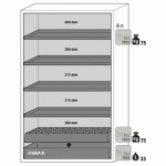 ARMOIRE S-PHOENIX TOUCHLESS-90 S90.196.120.FDAO GRIS - ASECOS