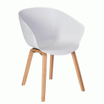 LOT DE 2 - FAUTEUIL AZEN BLANC