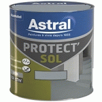 PEINTURE PROTECTRICE AU GRIS CIMENT POUR LE SOL 500ML