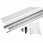 PROFIL - EN KIT - FERRURES GU 966-150 - 1351 À 1600 MM - ARGENT FERCO