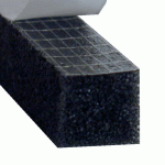 ROULEAU DE MOUSSE IMPRÉGNÉE 24M 15/2 GRIS CARTON DE 20 PIÈCES - KISO - MI 2408 X2 15/2 G
