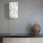 TAGWERK LAMPE À POSER AMÖBE EN MATIÈRE BIO, Ø 70 CM