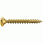 VIS UNIVERSELLE À TÊTE FRAISÉE - POZI - FILETAGE TOTAL - 2,5X12 MM - PAR 1000 SPAX