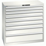 ARMOIRE 8 TIROIRS 1023X572X1000MM-CHARGE 200KG-GRIS CLAIR - LISTA