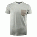 JAMES HARVEST PORTWILLOW T-SHIRT UNISEX GRIS MÉLANGE - TAILLE XS