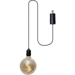 LAMPE SUSPENDUE VIGNANELLO NOIR H: 19.5CM Ø: 12.5CM ON / OFF IP44 2700K