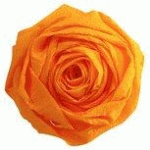 LOT DE 14 - PAPIER CRÉPON, JAUNE OR