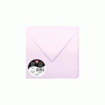 LOT DE 2 - PAQUET DE 20 ENVELOPPES POLLEN 165X165MM 120G/M2 - LILAS