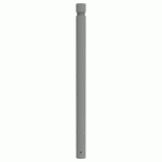 POTELET VITYL TÊTE GORGES MÉTAL HTR 1 M Ø 76 MM - GRIS 9006 - BUTON DESIGN