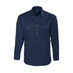 PROJOB 5203 CHEMISE MANCHES LONGUES MARINE - TAILLE XS