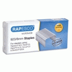 AGRAFES 923/6, 1.000 PIÈCES, GALVANISÉ - LOT DE 23