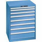 ARMOIRE BLEU CAP. 717X725X850 AVEC 8 TIR. 75KG _ 14.408.040 - LISTA