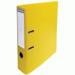 CLASSEUR À LEVIER PVC A4 DOS DE 70MM JAUNE - EXACOMPTA