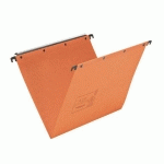 LOT DE 25 - DOSSIER SUSPENDU POUR TIROIRS KRAFT ULTIMATE AZO ELBA FOND NORMAL ORANGE