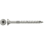 FISCHER - 657085 VIS AGGLO 5 MM 50 MM 6 PANS INTÉRIEURS RONDS, À DENTURE INTÉRIEUR MULTIPLE, TX, TORX, PROFIL TORX ACIER