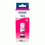 FLACON ENCRE EPSON 104 ECOTANK MAGENTA -  AUTHENTIQUE